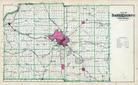 Dane County Map, Dane County 1890
